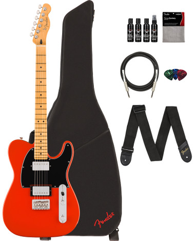 Fender Player II Telecaster HH - Coral Red w/ Cleaning Kit