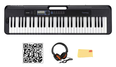 Casio Casiotone CT-S300 61-Key Portable Keyboard w/ Headphones