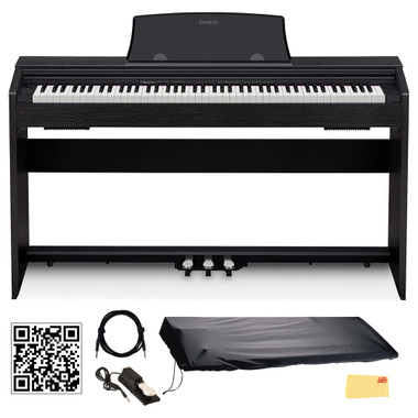 Casio Privia PX770 88-Key Digital Piano - Black w/ Sustain Pedal