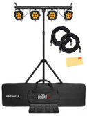 Chauvet DJ 4BAR Quad ILS w/ DMX Cables
