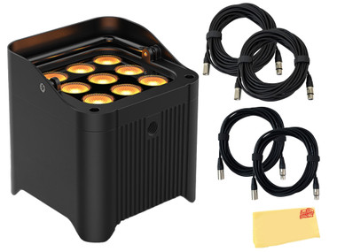 Chauvet DJ Freedom Par Q9 w/ DMX Cables
