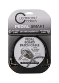 Cleartone 12-Inch Pedal Smart Pedalboard Patch Cable, Angled-Angled, 24 AWG - 1 Pack