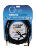 Cleartone 15-Foot Studio Smart Instrument Cable, Straight-Angled, 22 AWG - 1 Pack