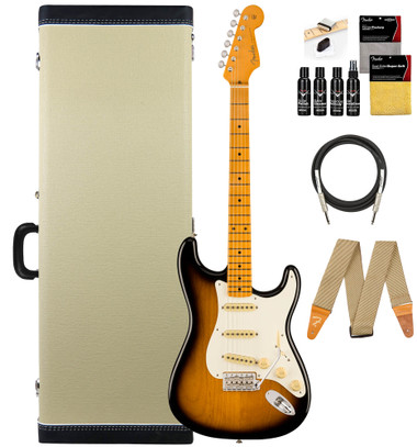 Fender Eric Johnson Stratocaster - 2-Color Sunburst w/ Guitar Cleaning Kit