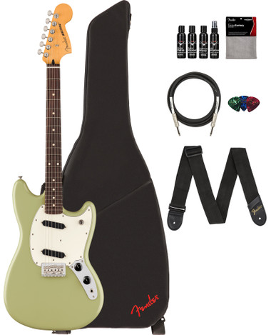 Fender Player II Mustang - Birch Green w/ Cleaning Kit