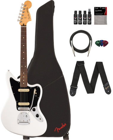 Fender Player II Jaguar - Polar White w/ Cleaning Kit