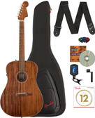 Fender Redondo Special Acoustic-Electric Guitar - Mahogany w/ Gig Bag