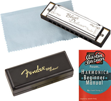 Fender Blues Deluxe Harmonica - Key of C w/ Carrying Case