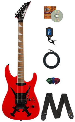 Jackson X Series Soloist SL1A DX Electric Guitar, Red Cross