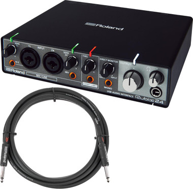Roland RUBIX24 2-In 4-Out USB Audio Interface w/ Instrument Cable