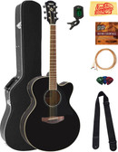 Yamaha CPX600 Acoustic-Electric Guitar - Black w/ Hard Case