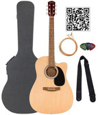 Fender FA Series Dreadnought Acoustic-Electric Guitar - Natural w