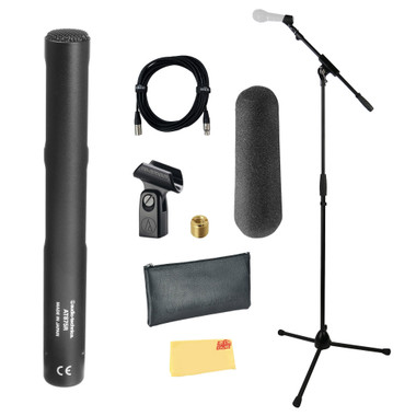 Audio-Technica AT875R Line + Gradient Condenser Microphone w/ Stand