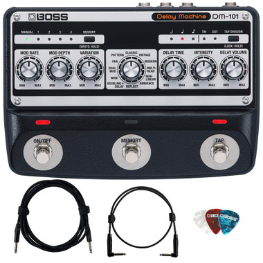 Boss DM-101 Delay Machine w/ Instrument Cable
