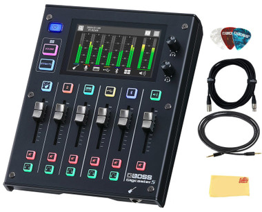 Boss Gigcaster 5 Audio Streaming Mixer w/ Instrument Cable