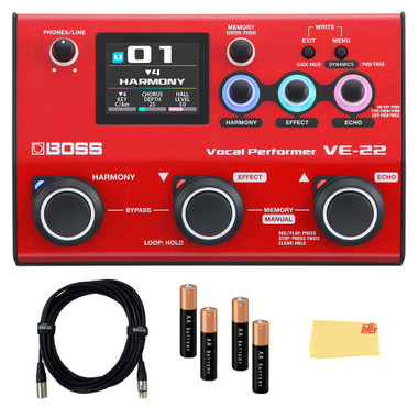 Boss VE-22 Vocal Performer w/ XLR Cable
