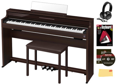 Casio AP-S450 Celviano 88-Key Digital Piano - Brown w/ Furniture Bench