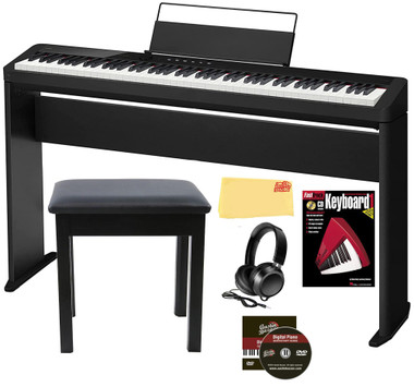 Casio PX-S3100 Privia Slim Digital Piano - Black w/ CS-68 Stand