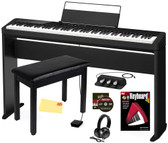 Casio Privia PX-S3100 Digital Piano - Black w/ SP-34 Three-Pedal System