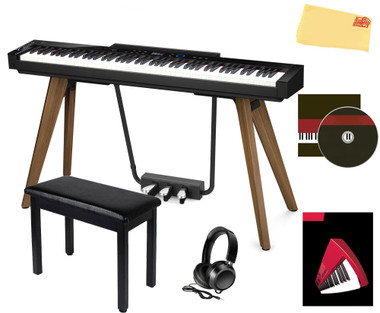 Casio PX-S7000 Privia Slim Digital Piano - Black w/ Furniture Bench