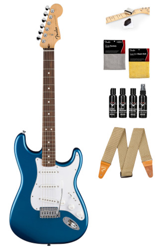 Fender Standard Stratocaster - Aqua Marine Metallic w/ Guitar Cleaning Kit