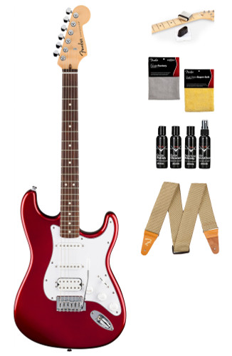 Fender Standard Stratocaster HSS - Candy Cola w/ Guitar Cleaning Kit