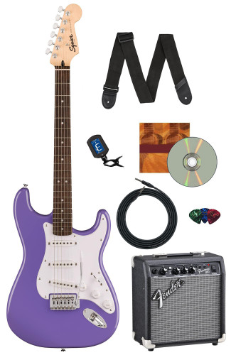 Fender Squier Sonic Stratocaster - Ultraviolet w/ Frontman 10G Amplifier