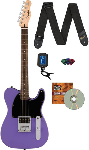 Fender Squier Sonic Esquire H Electric Guitar - Ultraviolet w/ Tuner