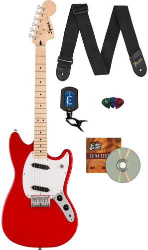 Fender Squier Sonic Mustang - Torino Red w/ Tuner