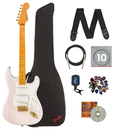 Fender Squier Classic Vibe '50s Stratocaster - White Blonde w/ Gig Bag