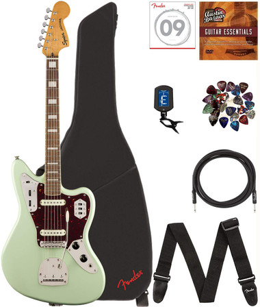 Fender Squier Classic Vibe '70s Jaguar - Surf Green w/ Gig Bag