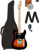 Fender Squier Affinity Telecaster - 3 Color Sunburst w/ Gig Bag
