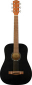 Fender FA-15 3/4-Scale Kids Steel String Acoustic Guitar - Black