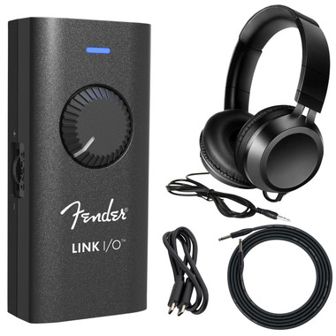 Fender Link I/O Studio Grade Audio Interface w/ Instrument Cable