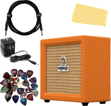 Orange Crush Mini Guitar Combo Amplifier w/ Instrument Cable