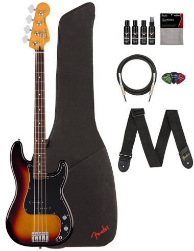 Fender Limited Edition Player II Precision Bass - Sparkle 3-Color Sunburst w/ Cleaning Kit