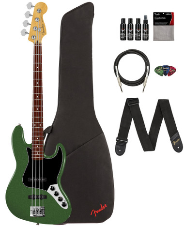 Fender Player II Modified Active Jazz Bass - Harvest Green Metallic w/ Cleaning Kit