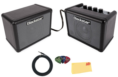 Blackstar Fly 3 Bass Mini Amplifier Stereo Pack - Black w/ Instrument Cable