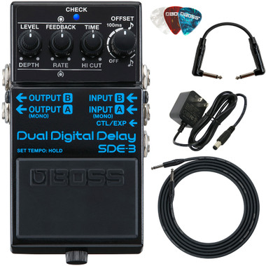 Boss SDE-3 Dual Digital Delay w/ Power Supply