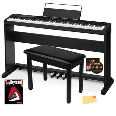Casio CDP-S160 88-Key Compact Digital Piano w/ SP-34 Triple-Pedal System