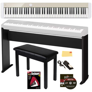 Casio PX-S1100 Privia Digital Piano - Mellow Beige w/ CS-68 Stand