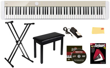 Casio PX-S1100 Privia Digital Piano - Mellow Beige w/ Adjustable Stand