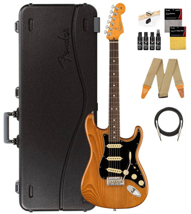 Fender American Professional II Stratocaster - Roasted Pine w/ Guitar Cleaning Kit