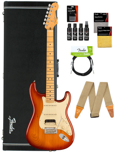 Fender American Professional II Stratocaster HSS - Sienna Sunburst w/ Cleaning Kit