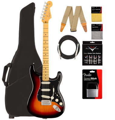 Fender American Professional Classic Stratocaster - 3-Color Sunburst w/ Cleaning Kit