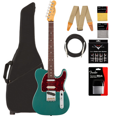 Fender American Professional Classic Hotshot Telecaster - Faded Sherwood Green Metallic w/ Cleaning Kit