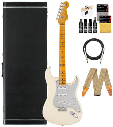 Fender Nile Rodgers Hitmaker Stratocaster - Olympic White w/ Guitar Cleaning Kit