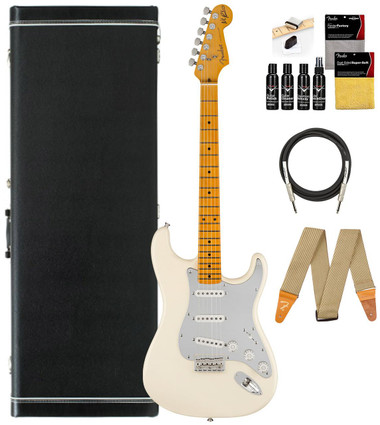 Fender Nile Rodgers Hitmaker Stratocaster - Olympic White w/ Guitar Cleaning Kit