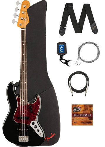 Fender Vintera II '60s Jazz Bass - Black w/ Gig Bag