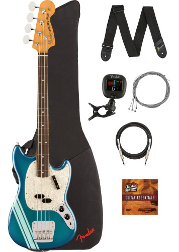 Fender Vintera II '70s Mustang Bass - Competition Burgundy w/ Gig Bag